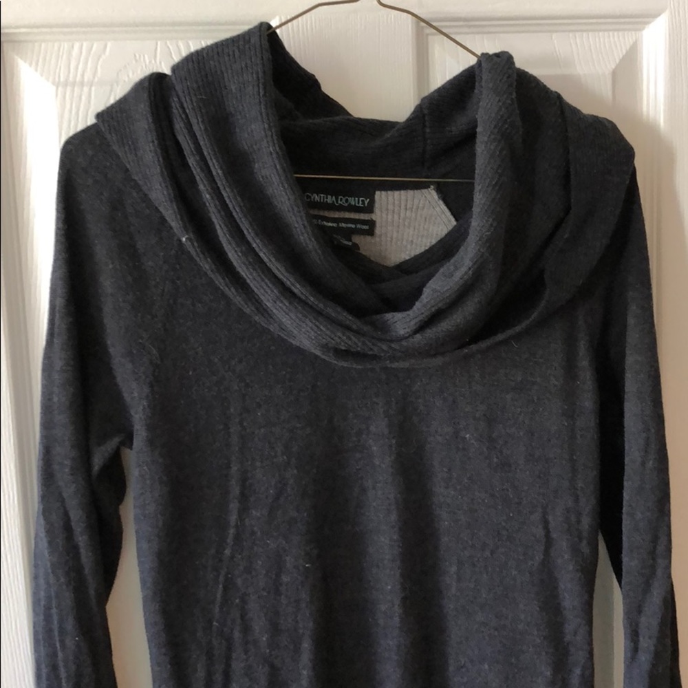 EUC Cynthia Rowley 100% Wool Sweater Dress